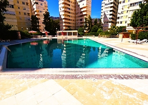 شقة باطلالة بحرية للبيع في ليمان,كونيالتي,انطاليا