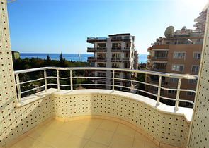 شقة باطلالة بحرية رائعة وغرفتي نوم في ماهموت لار , ألانيا