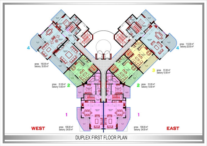 شقق جديدة للبيع في منطقة محمودلار - ألانيا