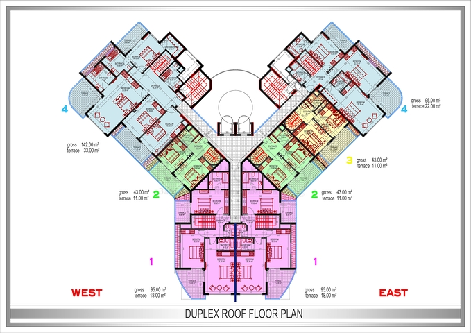 شقق جديدة للبيع في منطقة محمودلار - ألانيا