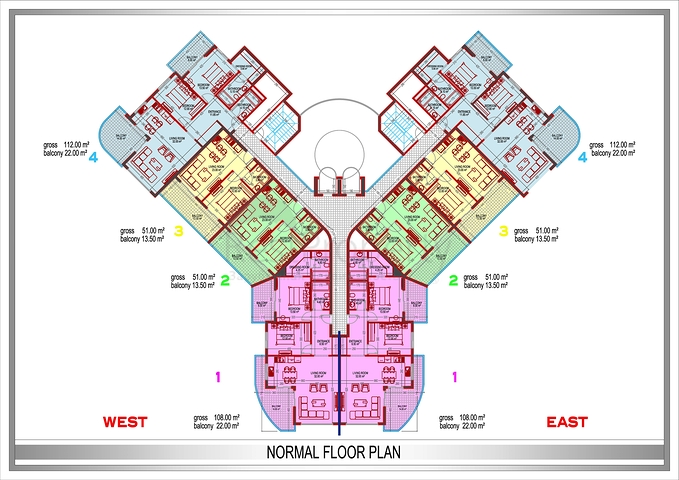 شقق جديدة للبيع في منطقة محمودلار - ألانيا