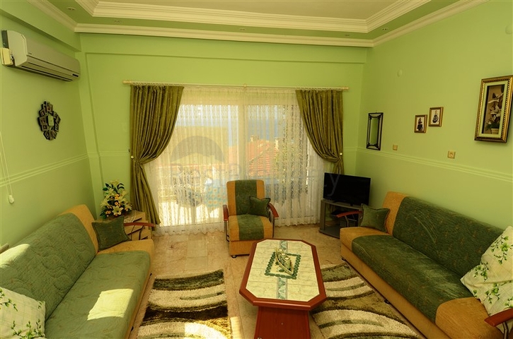 دوبلكس بغرفتين مع إطلالة على البحر في دميرتاش