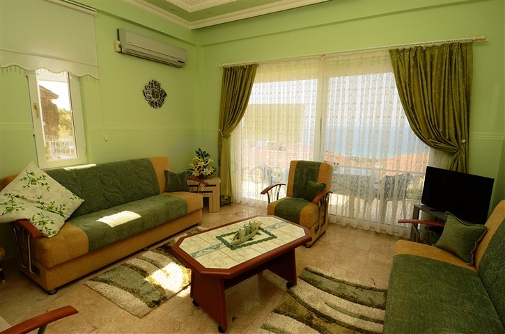 دوبلكس بغرفتين مع إطلالة على البحر في دميرتاش