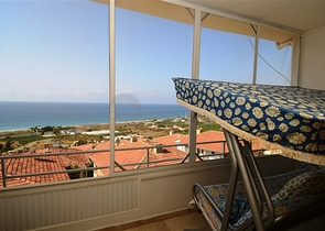 دوبلكس بغرفتين مع إطلالة على البحر في دميرتاش