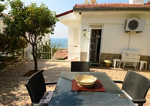 دوبلكس بغرفتين مع إطلالة على البحر في دميرتاش