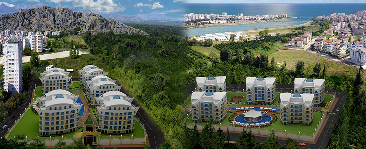 شقة مفروشة في مجمع مميزز في انطاليا