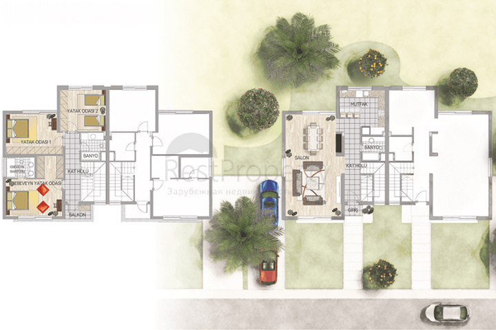 فيلات فاخرة قيد الانشاء في انطاليا