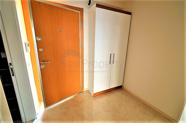 شقة بغرفة نوم واحدة مزودة بنظام تدفئة الغاز في انطاليا