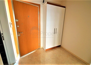 شقة بغرفة نوم واحدة مزودة بنظام تدفئة الغاز في انطاليا