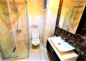 شقة بغرفة نوم واحدة مزودة بنظام تدفئة الغاز في انطاليا