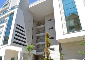 شقة بغرفة نوم واحدة مزودة بنظام تدفئة الغاز في انطاليا