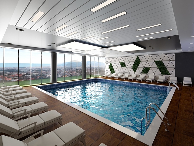 مجمع راقي باطلالة بحرية