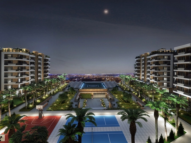 مجمع راقي باطلالة بحرية