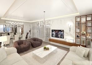 مجمع راقي باطلالة بحرية