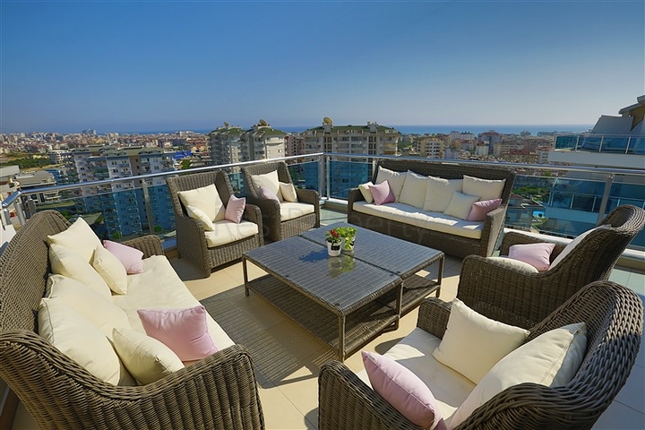 شقة بينتهاوس مطلة على البحر و الجبل في جيكجيلي - الانيا