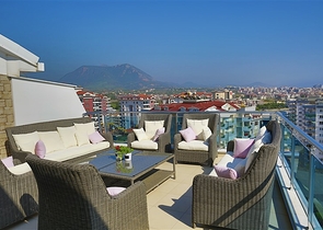 شقة بينتهاوس مطلة على البحر و الجبل في جيكجيلي - الانيا