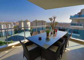 شقة بينتهاوس مطلة على البحر و الجبل في جيكجيلي - الانيا