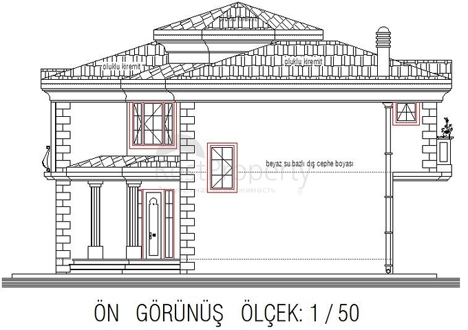 فيلا ثلاث غرف و صالة في كيمير