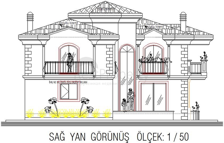 فيلا ثلاث غرف و صالة في كيمير