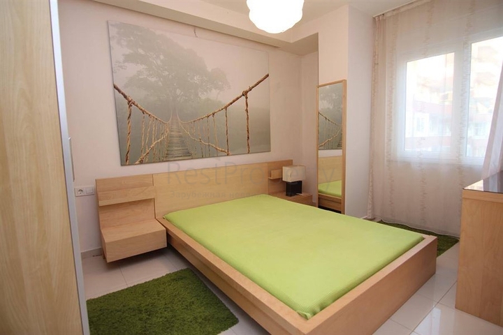 شقة بتخطيط 2+1 مفروشة في منطقة أوبا – ألانيا