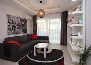 شقة بتخطيط 2+1 مفروشة في منطقة أوبا – ألانيا