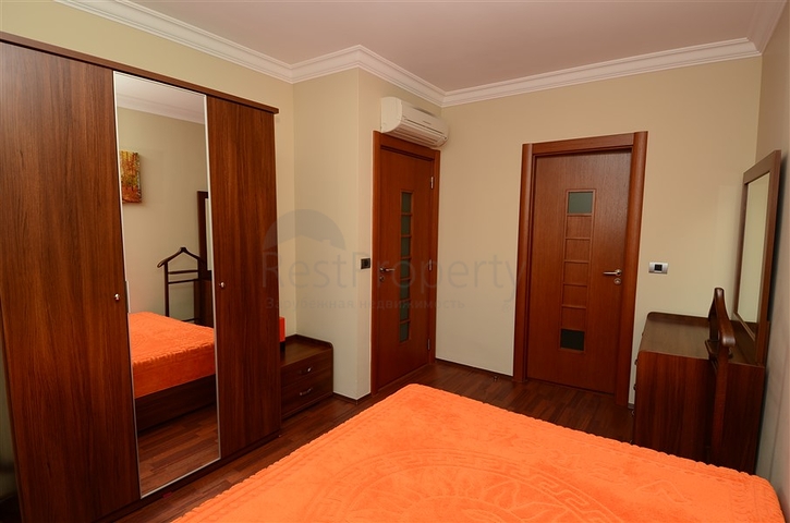 شقة غرفتين نوم وصالة في مركز مدينة ألانيا 