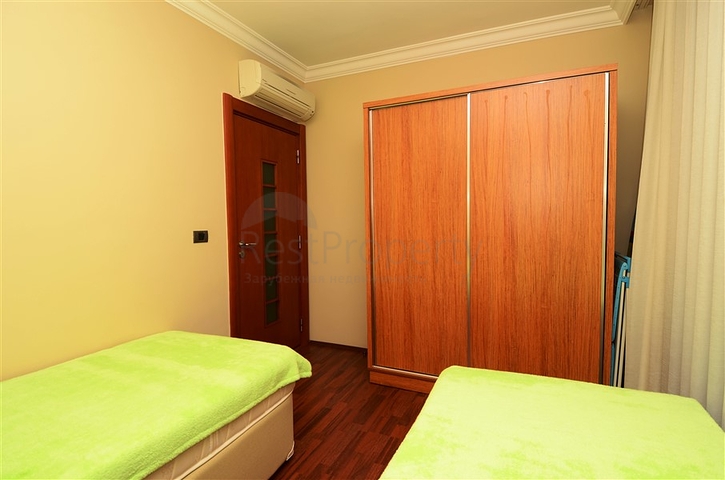 شقة غرفتين نوم وصالة في مركز مدينة ألانيا 