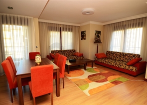 شقة غرفتين نوم وصالة في مركز مدينة ألانيا 