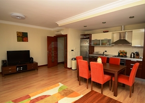 شقة غرفتين نوم وصالة في مركز مدينة ألانيا 