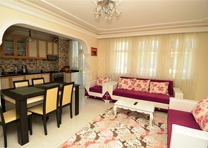 شقة مؤثثة بالكامل في منطقة محمودلار - ألانيا