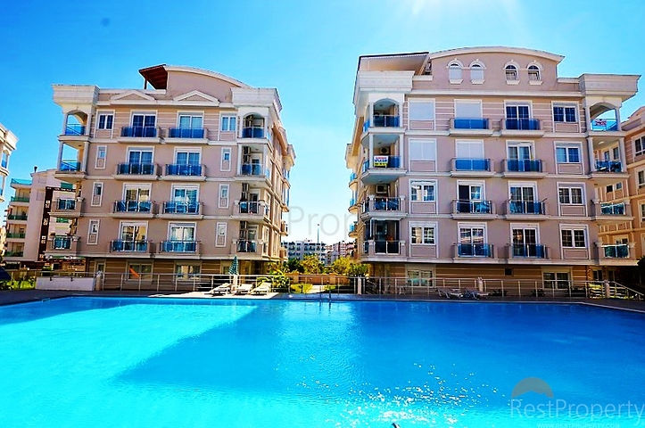 شقة بغرفتي نوم في انطاليا / تركيا