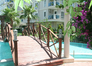 شقة بغرفتي نوم في انطاليا / تركيا