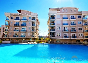 شقة بغرفتي نوم في انطاليا / تركيا