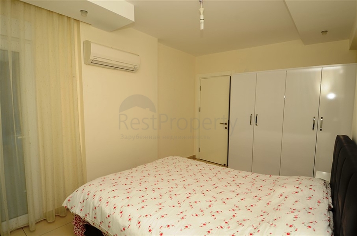 شقة مفروشة بتخطيط 1+1 في منطقة أوبا – ألانيا