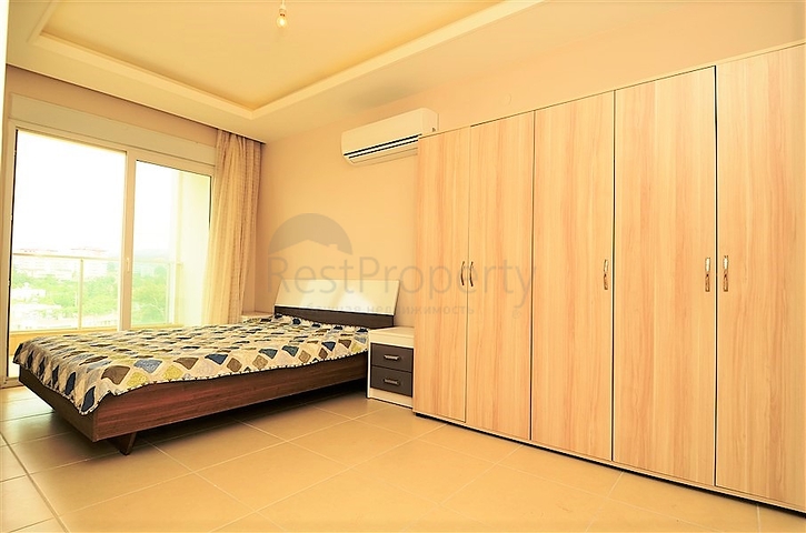 شقة بتخطيط 1+1 ضمن أحد المجمعات الفاخرة بإطلالة بحرية رائعة في منطقة أفسلار – ألانيا