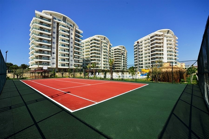 شقة بتخطيط 1+1 ضمن أحد المجمعات الفاخرة بإطلالة بحرية رائعة في منطقة أفسلار – ألانيا