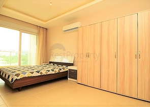 شقة بتخطيط 1+1 ضمن أحد المجمعات الفاخرة بإطلالة بحرية رائعة في منطقة أفسلار – ألانيا