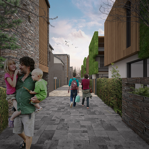 مشروع فيلات فاخرة قيد الإنتهاء في منطقة كونيالتي – أنطاليا