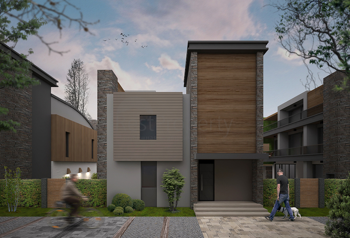 مشروع فيلات فاخرة قيد الإنتهاء في منطقة كونيالتي – أنطاليا