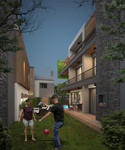 مشروع فيلات فاخرة قيد الإنتهاء في منطقة كونيالتي – أنطاليا