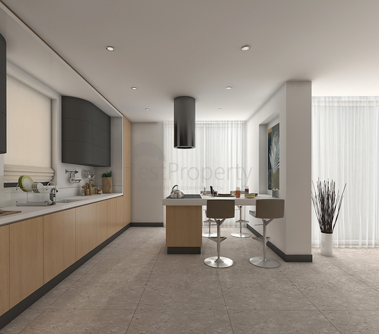 مشروع فيلات فاخرة قيد الإنتهاء في منطقة كونيالتي – أنطاليا