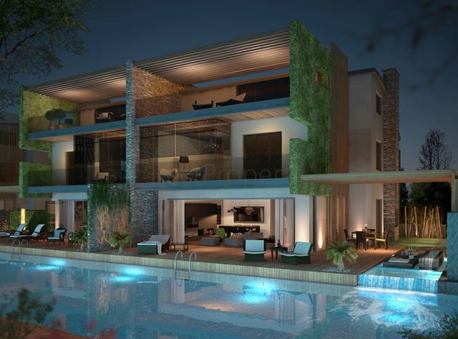 مشروع فيلات فاخرة قيد الإنتهاء في منطقة كونيالتي – أنطاليا