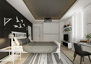 مشروع فيلات فاخرة قيد الإنتهاء في منطقة كونيالتي – أنطاليا