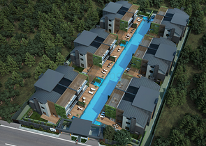 مشروع فيلات فاخرة قيد الإنتهاء في منطقة كونيالتي – أنطاليا