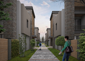 مشروع فيلات فاخرة قيد الإنتهاء في منطقة كونيالتي – أنطاليا