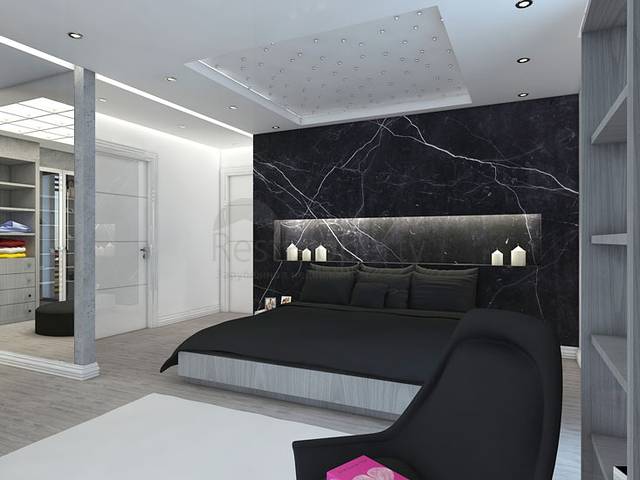 مجمع فيلات في المراحل النهائية من الإنشاء في منطقة كونيالتي – أنطاليا