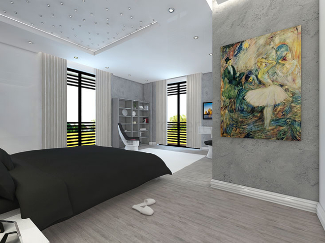 مجمع فيلات في المراحل النهائية من الإنشاء في منطقة كونيالتي – أنطاليا