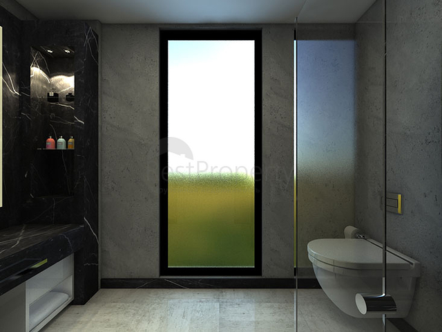 مجمع فيلات في المراحل النهائية من الإنشاء في منطقة كونيالتي – أنطاليا