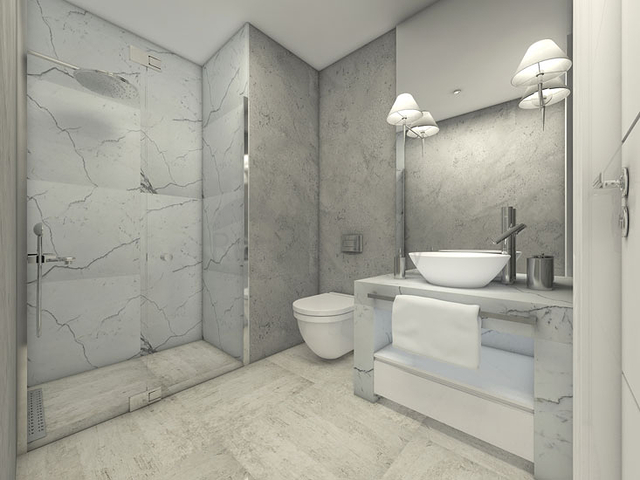 مجمع فيلات في المراحل النهائية من الإنشاء في منطقة كونيالتي – أنطاليا