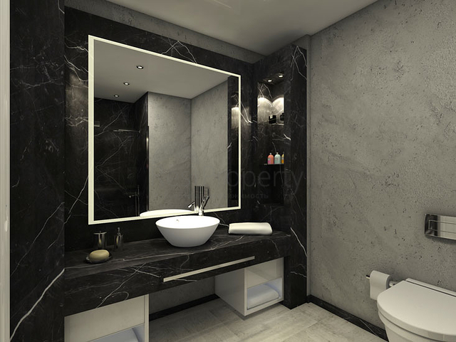 مجمع فيلات في المراحل النهائية من الإنشاء في منطقة كونيالتي – أنطاليا